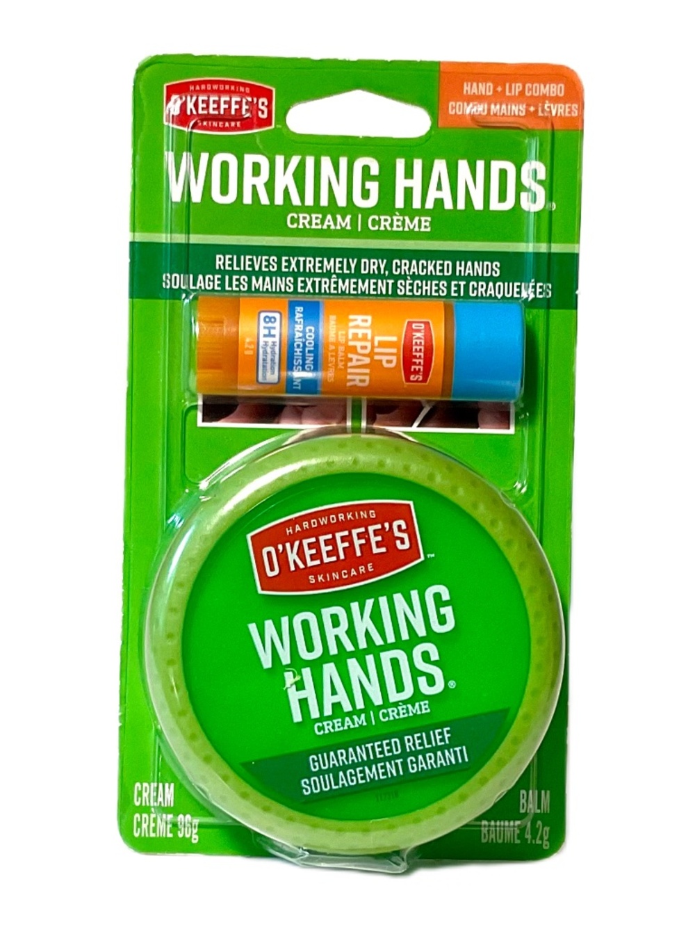 O’Keeffe’s Working Hands Cream Plus Lip Balm